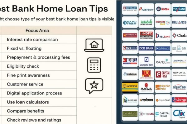 Best Bank Home Loan What Are Some Tips for Right Choosing (2025) Best Bank Home Loan